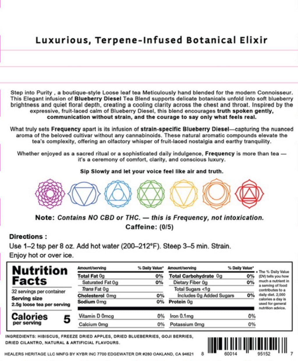 Blueberry Diesel- Luxury Loose Leaf Tea