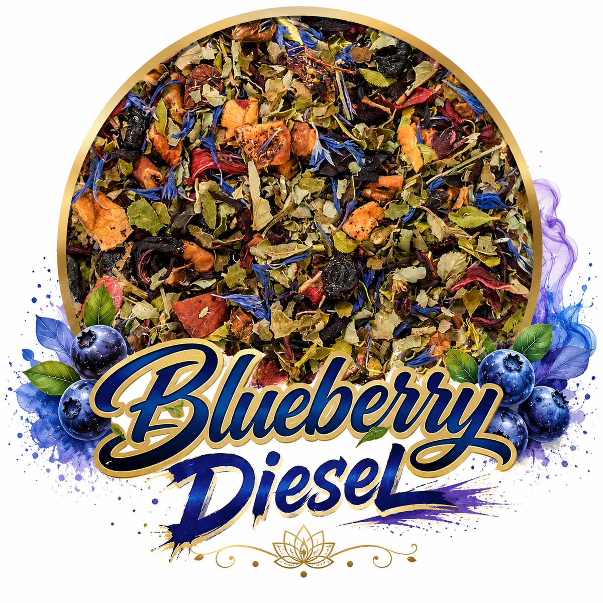 Blueberry Diesel- Luxury Loose Leaf Tea